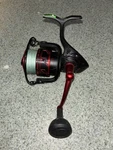 Penn Spinning Reel Battle Iii - Black/red Used Great Shape W/braid. Fixed Price $90.00.