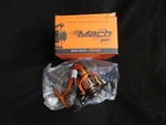 Lew's Mach Crush Speed Spin 11 Bearing Reel MCR-400A, 6.2:1, Black Orange Nib. Fixed Price $114.99.