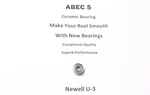 Newell Reel Part 540 5.5 U-3 Abec Ceramic Bearing .125 X .375 .156 #19. Fixed Price $18.40.