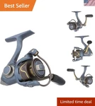 President Spinning Fishing Reel - Ambidextrous, Fast 20.2 Line Retrieve. Fixed Price $89.99.