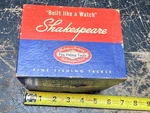 Shakespeare 1850 Fishing Reel Box 1953. Fixed Price $14.71.