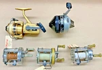 Random Lot Vintage Zebco Bronson Shakespeare Fishing Casting Reels (#F63. Fixed Price $85.00.