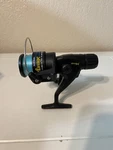 Euc South Bend Mirage 431A Open Face Fishing Spin Cast Black Reel. Fixed Price $10.00.