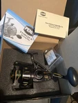 Penn TRQS7 Spinning Surf Reel Set Up Bailless Like Staal Shipping. Fixed Price $700.00.