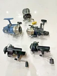 Lot 5 Vtg Freshwater Saltwater Fishing Reels Mitchell Shimano Penn Shakespeare. Fixed Price $38.99.