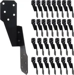 30 Pack Heavy Duty Hurricane Ties With Black Powder-coated, Straps Tru. Fixed Price $33.98.