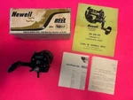 Vintage Newell 220-F Blackie Conventional Fishing Reel With The Original Box. Fixed Price $299.95.