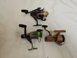 Lot Of 3 Vintage Abu Garcia Fishing Reels Mxr, GK10, Work Great. Fixed Price $24.00.