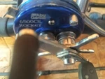 Abu Garcia Ambassadeur 6500CS Rocket Baitcast Reel Blue Right Hand. Fixed Price $175.00.