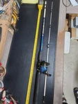 Shakespeare Tiger Spincast Combo 6'6"MH. Fixed Price $30.00.