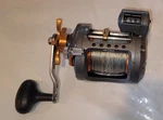 Okuma Cold Water Line Counter Left Hand Reel Cw 303DLX Used Fishing Tackle 5B. Fixed Price $85.00.