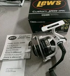 Lews Custom Speed Spin CS400. 9+1 Bearings. 6.2:1 Ratio. Fixed Price $64.99.