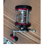 Rhino Xl Baitcast Fishing Reel Metal Black Red Silver Right Hand. Fixed Price $15.57.