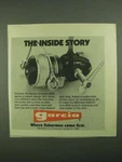 1981 Garcia 9800 Fishing Reel Ad - The Inside Story. Fixed Price $19.99.
