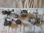 Fishing Reels For Parts/repair X 6 Shakespeare, Sportsman, Pflueger, Ocean City. Fixed Price $20.00.