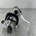Light Spinning Reel Okuma ARIA-20A, Gear Ratio 4.8:1 1BB Black & White. Fixed Price $14.99.