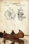 Vintage Fly Fishing Reel Patent Art Print 11X17 Trout Lures Cabin Wall Decor. Fixed Price $11.95.