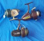 Garcia Daiwa Shakespeare Spinning & Casting Fishing Reels Lot Of 3 Tested. Fixed Price $19.98.