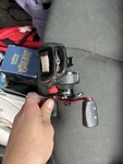 Abu Garcia BMAX3 Low Profile Baitcast Reel 6.4:1 Rh Black/red. Fixed Price $25.00.