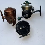 Lot Of Vintage Fishing Reels, Ocean City No 35, Spin Joy, Garcia Kingfisher. Fixed Price $42.99.