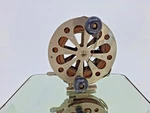 Pflueger No. 4128 "captain" Satin Nickel Trolling Reel, Braided Copper Line (30). Fixed Price $75.00.