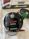 Accurate Tern 2 300 6:1 Twin Star Drag Reel Rh - Custom Color Rasta. Fixed Price $525.00.