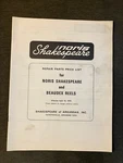 1970 Noris Shakespeare Fishing Reel Repair Parts Price List Manual - Rare. Fixed Price $25.00.