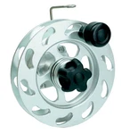 Aluminum Teaser Reel 8" - Silver Rail Mount Big Game Offshore Fishing. Fixed Price $339.95.