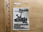 Vintage Penn Reels 220GR-240GR Fishing Flyer (LOT#12579). Fixed Price $7.95.