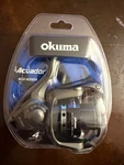 1- Okuma Acuador 4000A Spinning Reel, 5.0:1, + 31", 10.4 Oz., 20 Lb.. Fixed Price $25.99.