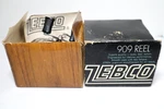 Vintage Nos Zebco 909 Chrome Spincast Reel New Box Usa Push Button. Fixed Price $169.95.