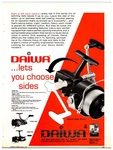 Vintage Original 1971 - Daiwa 7450 Hrl Fishing Reels Print Ad (11IN X 8IN). Fixed Price $8.00.