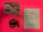Newell C338-5 Fishing Reel With The Box And Assembly & Lubrication Chart. Fixed Price $299.95.