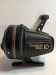 Vintage Johnson Country Mile 10 Spin Cast Fishing Reel Working. Fixed Price $20.95.