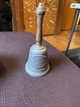 Vintage 1776 1976 Gorham The Freedom Bell Wood Handle Pewter Bicentennial. Fixed Price $21.99.