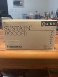 Shimano Sustain 8000FD Spinning Reel A-rb Silver Gold Box Spool Guide. Fixed Price $345.00.