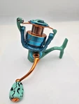 Bass Shops Prodigy Spinning Reel (teal/orange) New Open Box. Fixed Price $49.95.