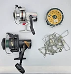 Vtg Lot Of 4 Fishing Items - Reels & Stringer. Fixed Price $71.20.
