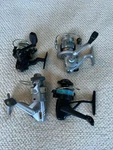 LZF-30 Lazer 30, Optimax 101 Hi-tech South Bend Infinity 2, 310 Spinning Reels. Fixed Price $29.99.