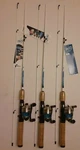 Lot Zebco Combo Fin Commander 5' Casting Rod Cork Handle Micro 33 Reel. Fixed Price $79.99.