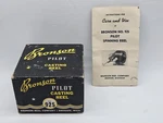 Vintage Pilot Casting Reel No. 925 Bronson,mi. Box & Instructions Only. Fixed Price $19.99.
