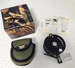 Fenwick F68 Fly Fishing Reel W/ Pouch, Box. Fixed Price $275.00.