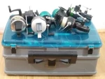 6 Spinning REELS,2 Zebco 33/202-2 SC200-2 Mitchell 300/410 Case And Accessories. Fixed Price $57.80.