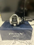 Shimano Tranx 400 Baitcasting Reel Silver 5.8:1 5+1 Bearings 22LB Drag. Fixed Price $320.00.