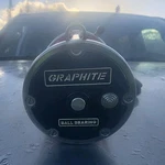 Newell Graphite Fishing Reel Red Tiburan C533-5.5. Fixed Price $600.00.