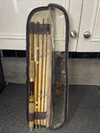 Vintage Wright Mcgill No. M4TMS- 6.5 Ft 4PC. Trailmaster Fly /spin Rod With Case. Fixed Price $125.00.