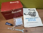 Vintage 1986 Penn 209MS Level Wind Reel Box Manual Rod Clamp Lube & Wrench. Fixed Price $32.25.