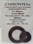 Carbontex Drag Washers Shimano Curado CU300DSV CU300EJ Metanium Reel Part. Fixed Price $9.99.