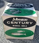 Vintage Johnson Century Model 100-A Spin Casting Reel Box. Fixed Price $49.99.