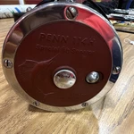 Penn Senator 114HLW Trolling Reel Star Drag Right Hand Aluminum Black Red Silver. Fixed Price $85.00.
